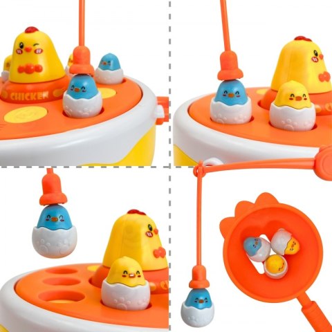 WOOPIE Gra Zręcznościowa Łowienie Kurczaczków 4w1 Katapulta WOOPIE Gra Zręcznościowa Łowienie Kurczaczków 4w1 Katapulta