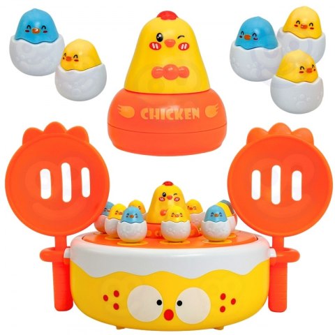 WOOPIE Gra Zręcznościowa Łowienie Kurczaczków 4w1 Katapulta WOOPIE Gra Zręcznościowa Łowienie Kurczaczków 4w1 Katapulta