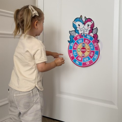 WOOPIE Gra Zręcznościowa w Rzutki na Rzepy Zestaw 2w1 Tarcza Wyrzutnia Jednorożec WOOPIE Gra Zręcznościowa w Rzutki na Rzepy Zestaw 2w1 Tarcza Wyrzutnia Jednorożec