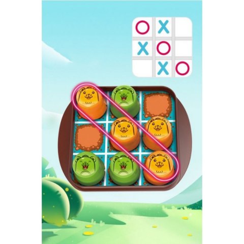 WOOPIE IQ Gra Logiczna Edukacyjno-Strategiczna 2w1 Kółko i Krzyżyk 8szt WOOPIE IQ Gra Logiczna Edukacyjno-Strategiczna 2w1 Kółko i Krzyżyk 8szt