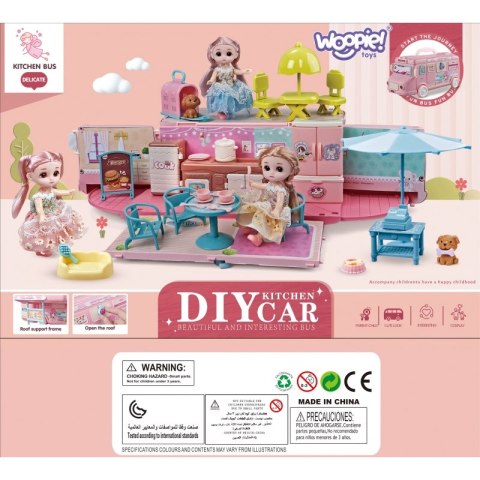 WOOPIE Kamper 2w1 Domek XXL Zestaw dla Lalek WOOPIE Kamper 2w1 Domek XXL Zestaw dla Lalek