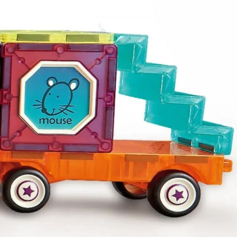 WOOPIE Klocki Magnetyczne 3D Zestaw Pociąg 71el. WOOPIE Klocki Magnetyczne 3D Zestaw Pociąg 71el.