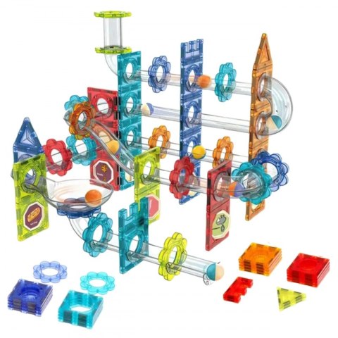 WOOPIE Klocki Magnetyczne Konstrukcyjne 3D Zestaw Edukacyjny Tor Kulkowy Kulodrom 113 el. WOOPIE Klocki Magnetyczne Konstrukcyjne 3D Zestaw Edukacyjny Tor Kulkowy Kulodrom 113 el.