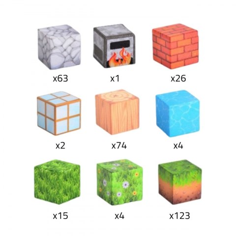 WOOPIE Klocki Magnetyczne Konstrukcyjne Świat Klocków 108 el. WOOPIE Klocki Magnetyczne Konstrukcyjne Świat Klocków 108 el.