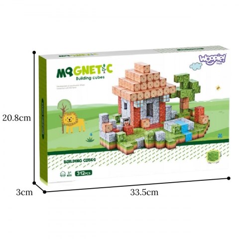 WOOPIE Klocki Magnetyczne Konstrukcyjne Świat Klocków 108 el. WOOPIE Klocki Magnetyczne Konstrukcyjne Świat Klocków 108 el.