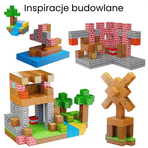 WOOPIE Klocki Magnetyczne Konstrukcyjne Sześciany 3D Zestaw Edukacyjny 63 el. WOOPIE Klocki Magnetyczne Konstrukcyjne Sześciany 3D Zestaw Edukacyjny 63 el.