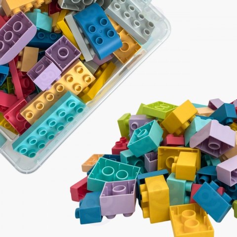WOOPIE Klocki Soft Blocks Zestaw 99 Elementów w Pudełku WOOPIE Klocki Soft Blocks Zestaw 99 Elementów w Pudełku