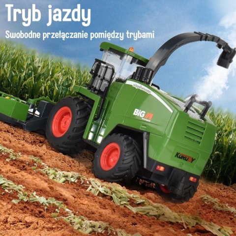 WOOPIE Kombajn z Napędem Inercyjnym Zestaw Zielony WOOPIE Kombajn z Napędem Inercyjnym Zestaw Zielony