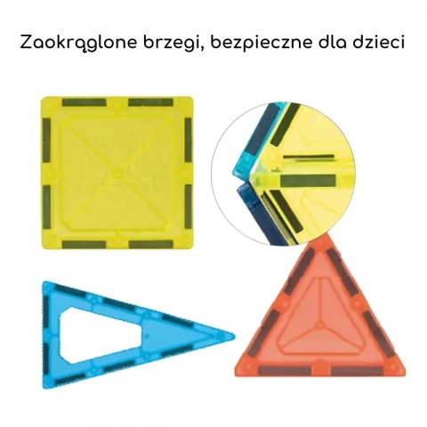 WOOPIE Magnetyczne Klocki Konstrukcyjne 7,5 cm Parking 112 el WOOPIE Magnetyczne Klocki Konstrukcyjne 7,5 cm Parking 112 el