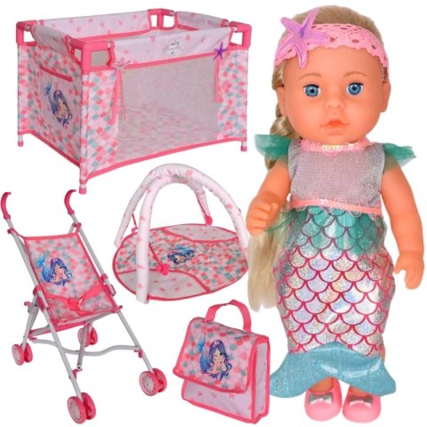 WOOPIE ROYAL Lalka Bobas 36 cm Syrenka Interaktywna Zestaw XXL Opiekunka 18w1 WOOPIE ROYAL Lalka Bobas 36 cm Syrenka Interaktywna Zestaw XXL Opiekunka 18w1