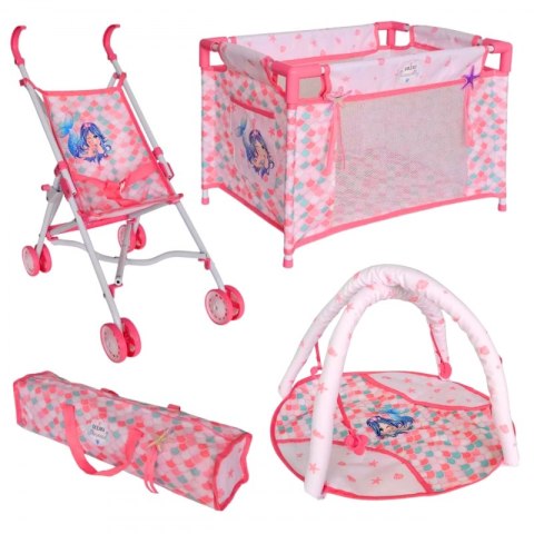 WOOPIE ROYAL Lalka Bobas 36 cm Syrenka Interaktywna Zestaw XXL Opiekunka 18w1 WOOPIE ROYAL Lalka Bobas 36 cm Syrenka Interaktywna Zestaw XXL Opiekunka 18w1