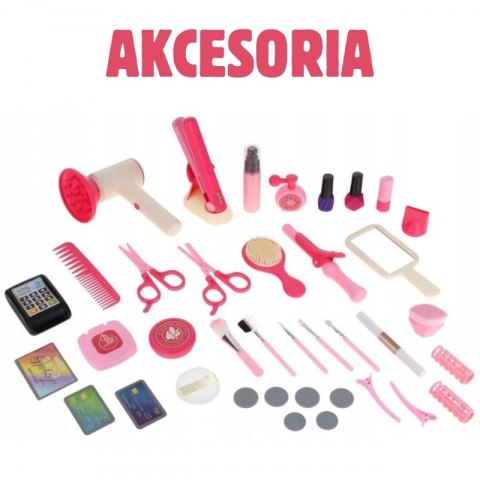 WOOPIE Salon Fryzjerski Kosmetyczka w Kuferku 2w1 43 el. WOOPIE Salon Fryzjerski Kosmetyczka w Kuferku 2w1 43 el.
