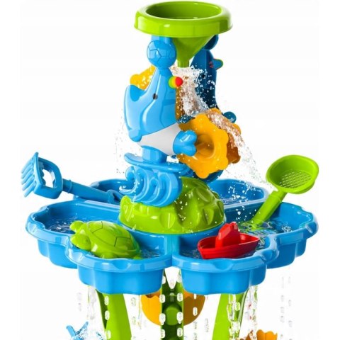 WOOPIE Stolik Wodny 2w1 Piaskownica Fontanna XXL Aquapark z Delfinem WOOPIE Stolik Wodny 2w1 Piaskownica Fontanna XXL Aquapark z Delfinem