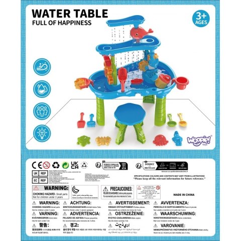 WOOPIE Stolik Wodny XL Zabawa Wodą i Piaskiem 37 el.