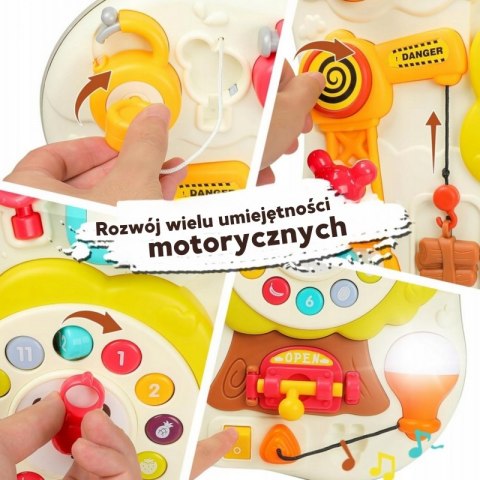 WOOPIE Tablica Montessori Manipulacyjna Sensoryczna Interaktywna dla Malucha WOOPIE Tablica Montessori Manipulacyjna Sensoryczna Interaktywna dla Malucha