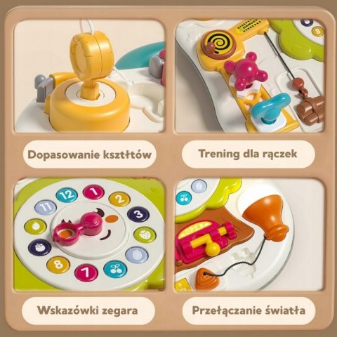 WOOPIE Tablica Montessori Manipulacyjna Sensoryczna Interaktywna dla Malucha WOOPIE Tablica Montessori Manipulacyjna Sensoryczna Interaktywna dla Malucha