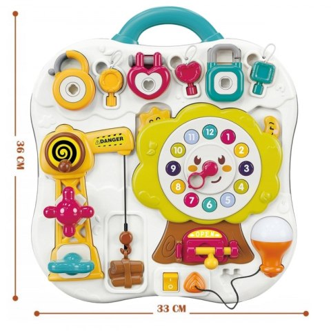 WOOPIE Tablica Montessori Manipulacyjna Sensoryczna Interaktywna dla Malucha WOOPIE Tablica Montessori Manipulacyjna Sensoryczna Interaktywna dla Malucha