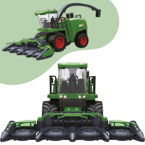 WOOPIE Zdalnie Sterowany Kombajn Rolniczy 1:24 z Efektami Dźwięku, Światła i Dymu WOOPIE Zdalnie Sterowany Kombajn Rolniczy 1:24 z Efektami Dźwięku, Światła i Dymu