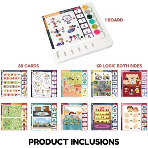 WOOPIE Zestaw 60 Gier Logicznych 3+ WOOPIE Zestaw 60 Gier Logicznych 3+