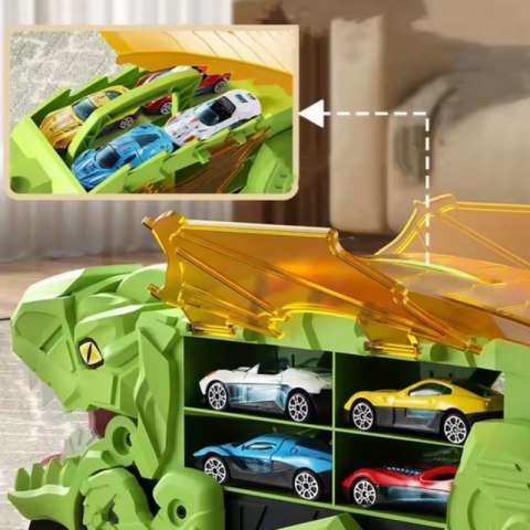 WOOPIE Zestaw Pojazdów Tor Dinozaur Pożeracz 13el. WOOPIE Zestaw Pojazdów Tor Dinozaur Pożeracz 13el.