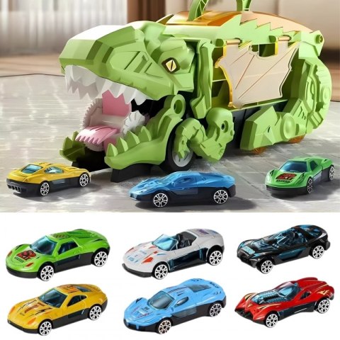 WOOPIE Zestaw Pojazdów Tor Dinozaur Pożeracz 13el. WOOPIE Zestaw Pojazdów Tor Dinozaur Pożeracz 13el.