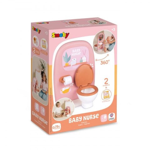 SMOBY Baby Nurse - Dwustronna toaleta Dla lalki 42 cm SMOBY Baby Nurse - Dwustronna toaleta Dla lalki 42 cm