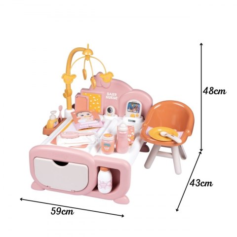 SMOBY Baby Nurse Elektroniczny Kącik Opiekunki SMOBY Baby Nurse Elektroniczny Kącik Opiekunki