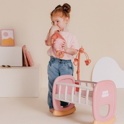SMOBY Baby Nurse Kołyska z karuzelką SMOBY Baby Nurse Kołyska z karuzelką