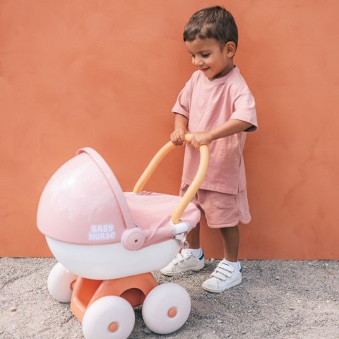 SMOBY Baby Nurse Wózek Głęboki z Plastikowym Daszkiem SMOBY Baby Nurse Wózek Głęboki z Plastikowym Daszkiem