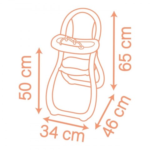 SMOBY Baby Nurse krzesełko do karmienia SMOBY Baby Nurse krzesełko do karmienia