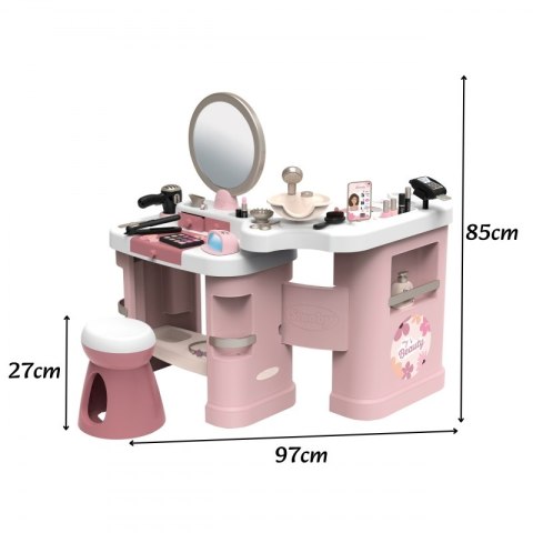 SMOBY Centrum małej stylistki BEAUTY + 26 akcesoria Fryzjer i kosmetyczka SMOBY Centrum małej stylistki BEAUTY + 26 akcesoria Fryzjer i kosmetyczka