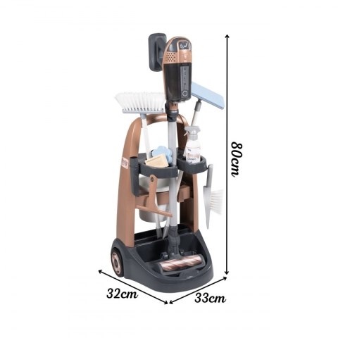 SMOBY Rowenta Wózek do Sprzątania z Odkurzaczem SMOBY Rowenta Wózek do Sprzątania z Odkurzaczem