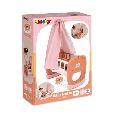 Smoby Baby Nurse Kołyska z Baldachimem Smoby Baby Nurse Kołyska z Baldachimem