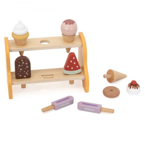 VIGA Drewniana Lodziarnia Sklepik Zestaw z Lodami 6 szt Lodów VIGA Drewniana Lodziarnia Sklepik Zestaw z Lodami 6 szt Lodów