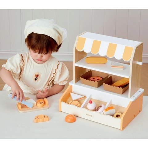 VIGA Drewniana Mini Piekarnia Sklepik Stragan z Wypiekami 16el. VIGA Drewniana Mini Piekarnia Sklepik Stragan z Wypiekami 16el.