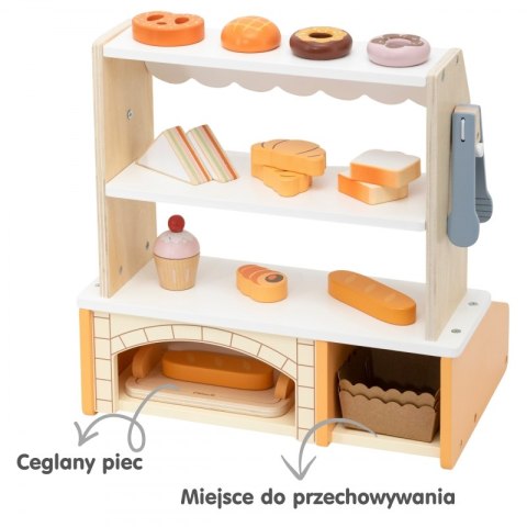 VIGA Drewniana Mini Piekarnia Sklepik Stragan z Wypiekami 16el. VIGA Drewniana Mini Piekarnia Sklepik Stragan z Wypiekami 16el.
