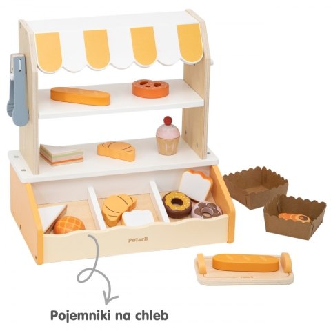 VIGA Drewniana Mini Piekarnia Sklepik Stragan z Wypiekami 16el. VIGA Drewniana Mini Piekarnia Sklepik Stragan z Wypiekami 16el.