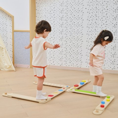 VIGA Drewniana Równoważnia Modułowa Tor Ścieżka Sensoryczna VIGA Drewniana Równoważnia Modułowa Tor Ścieżka Sensoryczna