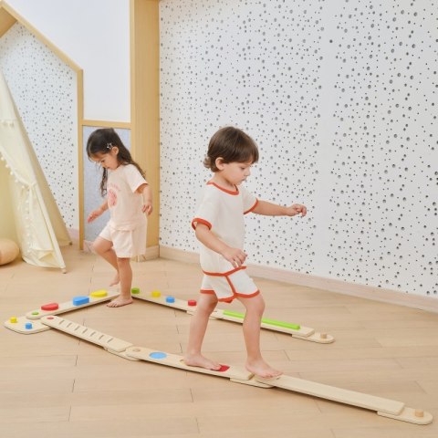 VIGA Drewniana Równoważnia Modułowa Tor Ścieżka Sensoryczna VIGA Drewniana Równoważnia Modułowa Tor Ścieżka Sensoryczna