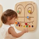 VIGA Drewniana Tablica Manipulacyjna Sensoryczna Labirynt Dotknij i Dopasuj VIGA Drewniana Tablica Manipulacyjna Sensoryczna Labirynt Dotknij i Dopasuj