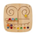 VIGA Drewniana Tablica Manipulacyjna Sensoryczna Labirynt Dotknij i Dopasuj VIGA Drewniana Tablica Manipulacyjna Sensoryczna Labirynt Dotknij i Dopasuj