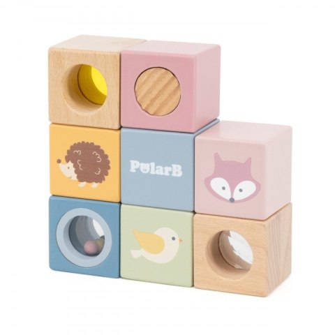 VIGA Drewniane Klocki Sensoryczne PolarB VIGA Drewniane Klocki Sensoryczne PolarB