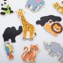 VIGA Drewniane Magnesy Dzikie Zwierzęta - Kolorowe Magnesy Edukacyjne 18M+ VIGA Drewniane Magnesy Dzikie Zwierzęta - Kolorowe Magnesy Edukacyjne 18M+