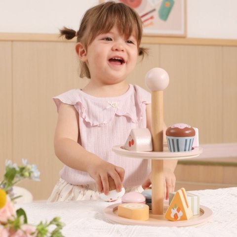 VIGA Drewniany Stojak na Ciasto z Akcesoriami VIGA Drewniany Stojak na Ciasto z Akcesoriami