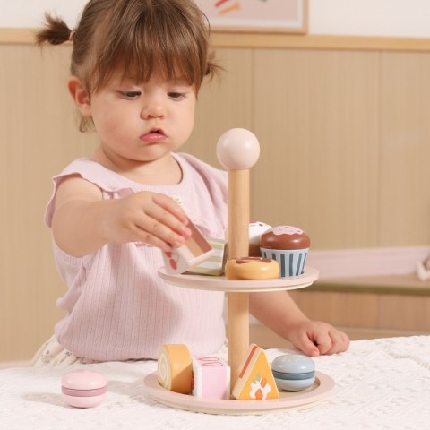 VIGA Drewniany Stojak na Ciasto z Akcesoriami VIGA Drewniany Stojak na Ciasto z Akcesoriami