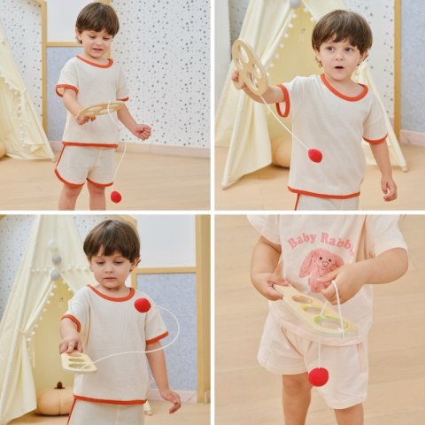 VIGA Drewniany Zestaw Paletek do Gry Złap Piłkę z Punktacją VIGA Drewniany Zestaw Paletek do Gry Złap Piłkę z Punktacją