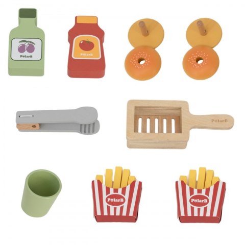 VIGA Minisklep z Hamburgerami - Kreatywna Zabawa w Odgrywanie Ról VIGA Minisklep z Hamburgerami - Kreatywna Zabawa w Odgrywanie Ról