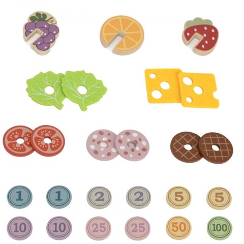 VIGA Minisklep z Hamburgerami - Kreatywna Zabawa w Odgrywanie Ról VIGA Minisklep z Hamburgerami - Kreatywna Zabawa w Odgrywanie Ról