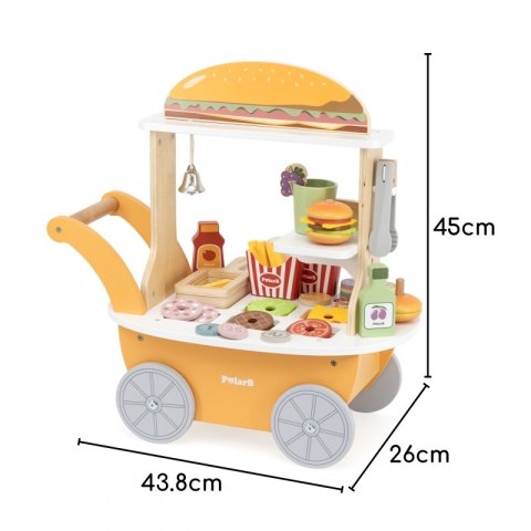 VIGA Minisklep z Hamburgerami - Kreatywna Zabawa w Odgrywanie Ról VIGA Minisklep z Hamburgerami - Kreatywna Zabawa w Odgrywanie Ról