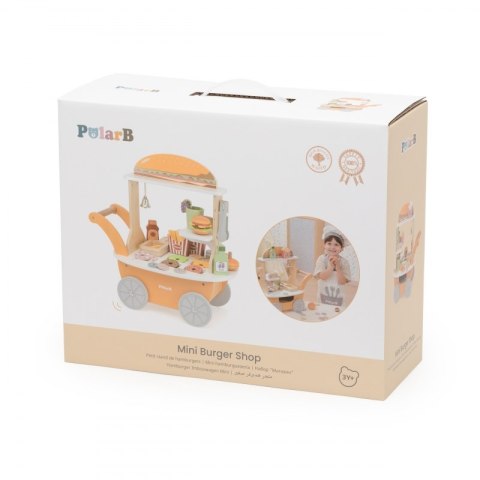 VIGA Minisklep z Hamburgerami - Kreatywna Zabawa w Odgrywanie Ról VIGA Minisklep z Hamburgerami - Kreatywna Zabawa w Odgrywanie Ról